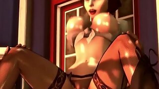 Warcraft hard sex lessons in gangbang with players