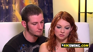 This hot ginger babe loves to be fucked by horny strangers.
