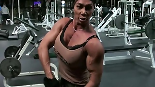 Gym Workout With Muscle Goddess LDR