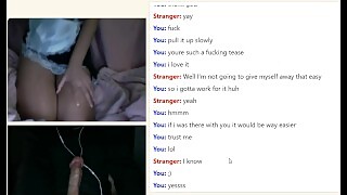 Omegle #14 18 year asian plays with me and makes me cum huge load w sound